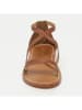 CALANK Leren sandalen lichtbruin