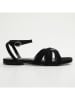 CALANK Leren sandalen zwart