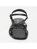 CALANK Leder-Sandalen in Schwarz