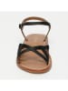 CALANK Leren sandalen zwart