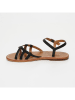 CALANK Leren sandalen zwart