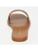 CALANK Leder-Pantoletten in Gold