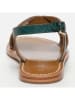 CALANK Leder-Sandalen in Grün
