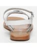 CALANK Leder-Sandalen in Weiß