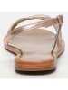 CALANK Leder-Sandalen in Rosegold