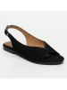 CALANK Leder-Sandalen in Schwarz