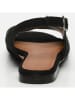 CALANK Leder-Sandalen in Schwarz