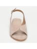 CALANK Leren sandalen beige