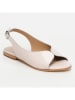 CALANK Leder-Sandalen in Rosa