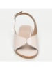 CALANK Leder-Sandalen in Rosa