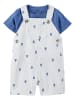 carter's 2-delige outfit wit/blauw