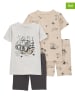 carter's 2er-Set: Pyjamas in Beige/ Braun/ Grau