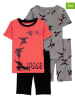 carter's 2er-Set: Pyjamas in Pink/ Grau