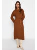 trendyol Strickkleid in Braun