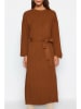 trendyol Strickkleid in Braun