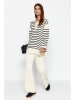 trendyol 2tlg. Outfit in Creme/ Schwarz