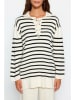 trendyol 2tlg. Outfit in Creme/ Schwarz