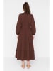 trendyol Kleid in Dunkelbraun