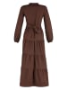 trendyol Kleid in Dunkelbraun