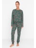 trendyol Pyjama groen/rood