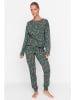 trendyol Pyjama groen/rood
