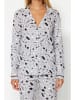 trendyol Pyjama grijs/wit/zwart