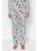 trendyol Pyjama grijs/wit/zwart