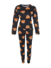 trendyol Pyjama in Schwarz/ Hellbraun