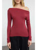 trendyol Longsleeve in Dunkelrot