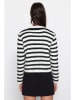 trendyol Cardigan in Creme/ Schwarz