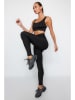 trendyol Legginsy sportowe w kolorze czarnym