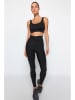 trendyol Legginsy sportowe w kolorze czarnym