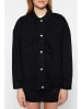 trendyol Jeansjacke in Schwarz