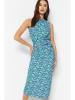 trendyol Kleid in Hellblau/ Schwarz