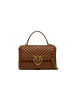 Pinko Leder-Henkeltasche in Braun - (B)25 x (H)15 x (T)7 cm