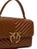 Pinko Leder-Henkeltasche in Braun - (B)25 x (H)15 x (T)7 cm