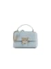 Pinko Leren handtas lichtblauw - (B)23 x (H)16 x (D)7 cm