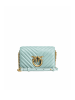 Pinko Leren schoudertas mintgroen - (B)19 x (H)13 x (D)7 cm