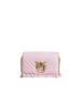 Pinko Leren schoudertas lichtroze - (B)19 x (H)13 x (D)7 cm