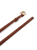 Pinko Leren riem lichtbruin