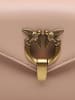 Pinko Leren schoudertas beige - (B)20 x (H)14 x (D)6 cm