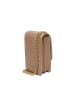 Pinko Leren schoudertas lichtbruin - (B)10 x (H)19 x (D)6 cm