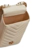 Pinko Leren schoudertas beige - (B)10 x (H)19 x (D)6 cm