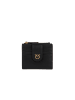 Pinko Leder-Geldbörse in Schwarz - (L)10 x (B)8 cm
