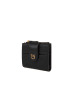 Pinko Leder-Geldbörse in Schwarz - (L)10 x (B)8 cm