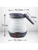 Adler Reise-Wasserkocher "AD 1279" in Weiß/ Grau - 600 ml
