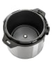 Adler Schnellkochtopf "CR 6409" in Schwarz/ Silber - 6 l