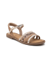 Foreverfolie Sandalen lichtbruin/goudkleurig