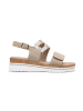 Foreverfolie Keilsandaletten in Gold