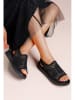 Foreverfolie Sandalen in Schwarz